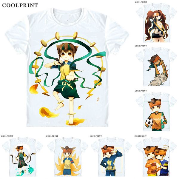 

coolprint endou mamoru t shirt mark evans inazuma eleven go men tshirt casual tshirt vintage t shirt printed short sleeve shirts, White;black