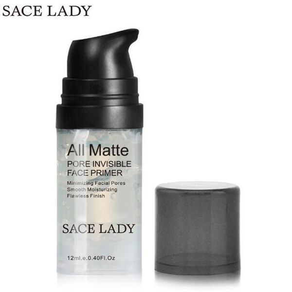 New SACE SENHORA Poros Invisível Rosto Primer Fosco Fundação Primer Minimizando Primer Oil-control Rosto Maquiagem 12 ml