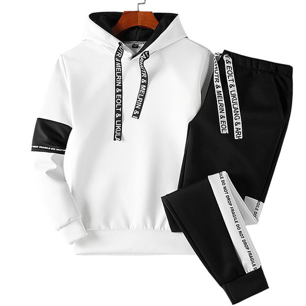 

Осень Зима Причинно Мужской Спортивный Костюм Мужской Тренажерный Зал Прямо 2 шт.