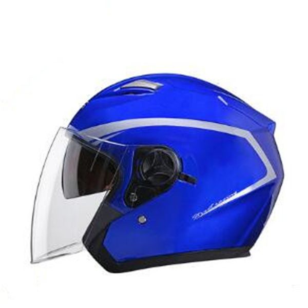 Motorcycle Open Face Helmet Dot Approved Motorbike Moped Jet Bobber Pilot Crash Chopper 3 4 Half Helmet With Sun Visor For Adult Dot Approved