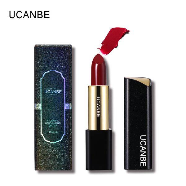 

UCANBE 5 цветов матовая помада Роза кашемир черный трубка прочного влаги блеск помад