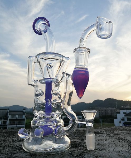 

9.2 " Dab Rig стекло Бонг водопроводные трубы толщиной 4 мм кварцевый фейерверк шины Perc бонги пьянящий трубы нефтяные вышки стекло рециркулятор барботер кальяны