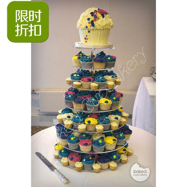 2019 7 Tiers Crystal Wedding Cake Stand Macaron Stand Cupcake