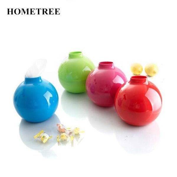 

hometree creative round pumping paper tissue box holder livingroom bedroom pumping carton storage box home decoration decor h85