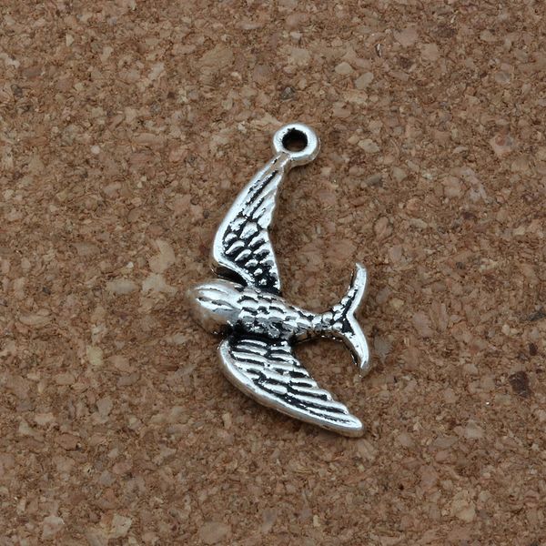 Acheter Mignon Petit Oiseau Hirondelle Charms Pendentifs 10x29mm Bijoux De Mode En Argent Antique Diy Fit Bracelets Collier Boucles Doreilles A 253