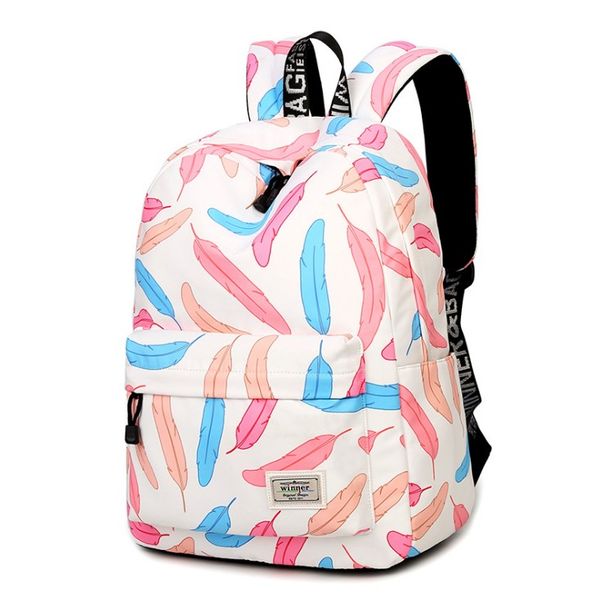 

schoolbag canva+oxford fabric backpack leisure fashion striped backpack outdoor travel bags high-capacity knapsack lapbackpacks a29