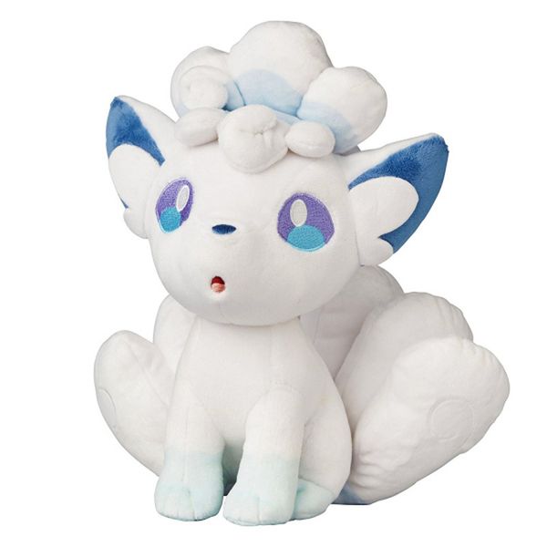 

Высокое качество 100% хлопок 8inch 20см Солнце и Луна Алола Vulpix плюшевых кукол чучел жи