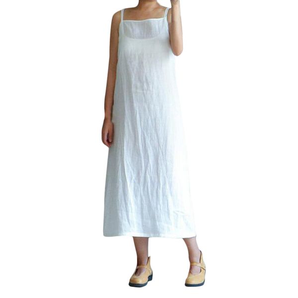

women's summer dress cotton embroidery dresses solid loose sleeveless lady sundress casual brand dresses plus size vestido, Black;gray