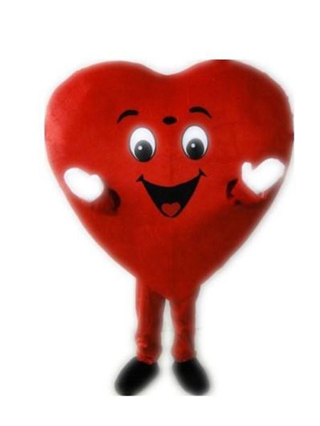 

2019 love heart mascot costume heart mascot heart mascot costume ing, Red;yellow
