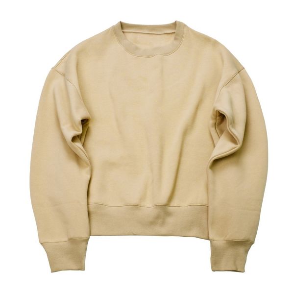 

KANYE WEST Sweatshirts Solid Men Hoodies Oversize O Neck Long Sleeve Black Designer Sweatshirts Size S-2XL