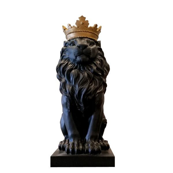 Nordic Crown Lion Decoration Home Accessories Living Room Wine