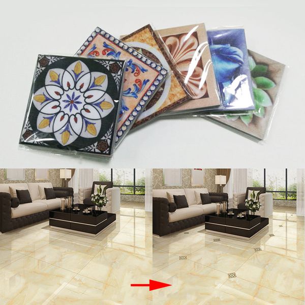 Pvc Waterproof Toilet Living Room Bedroom Floor Sticker 3d Ceramic Tiles Stickers Diy Home Decoration J2y Wall Decals Es Removable