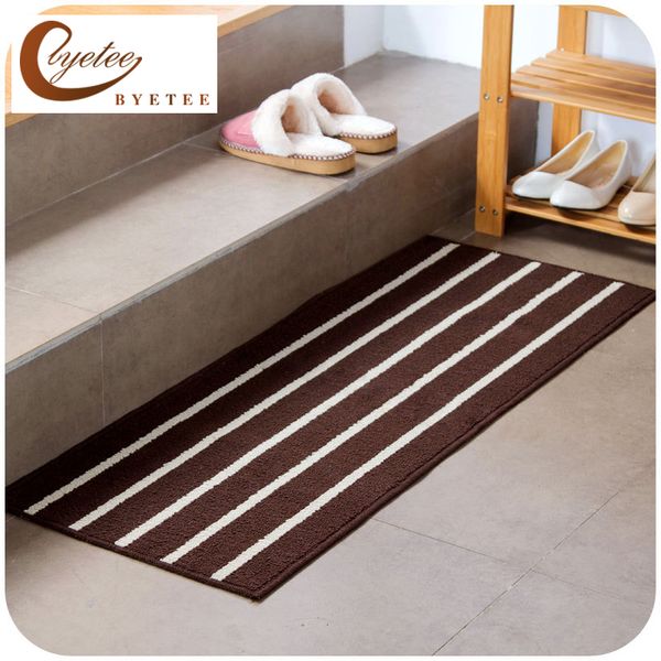 

byetee] striped minimalist mat door mats outdoor mat kitchen bathroom doorway non-slip foot rug tapete carpet deurmat