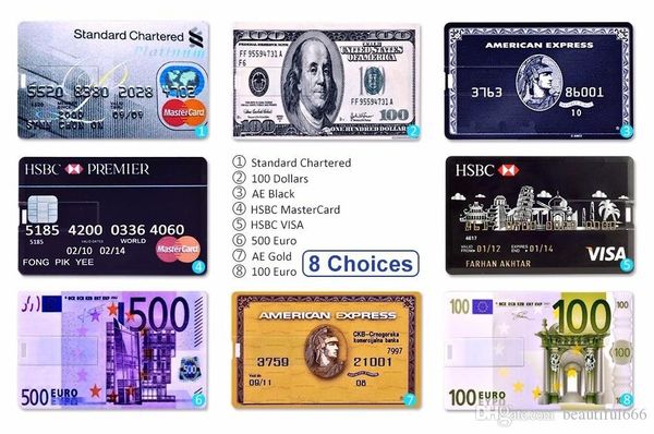 

100% real capacity credit card flash drive - usb flash drive 16gb~128gb - external storage