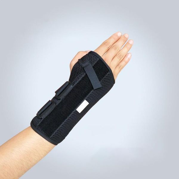 

arpal tunnel wrist support brace support pads sprain forearm splint for band strap protector safe pulseira, Black;red