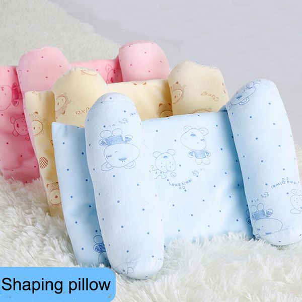 

baby cotton protective shaping pillow sleeping pillow head support cushion for newborn head positioner anti-rollover baby