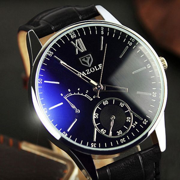 

yazole quartz watch men 2018 fashion mens watches famous wrist watch male clock hodinky relogio masculino, Slivery;brown