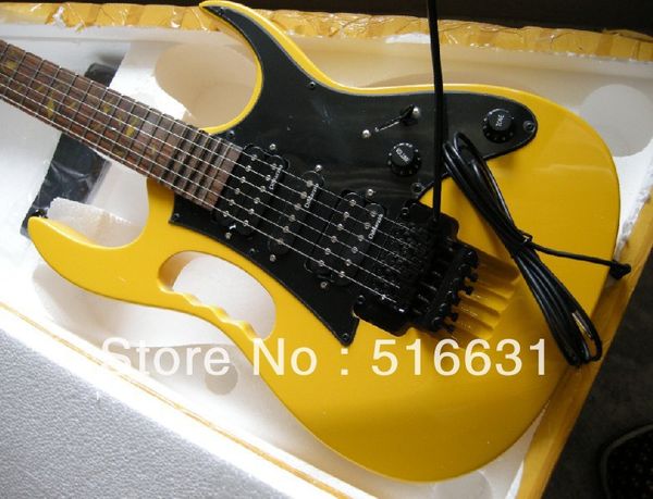 

new style ibz jem 7v guitar 7v electric guitar with floyd rose in yellow color