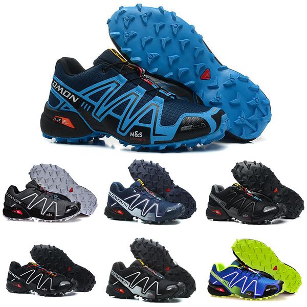 

Salomon Speed Cross 3 CS III cross-country Running Shoes Black Grey Breathable Crosspeed 3 Athletic sneakers