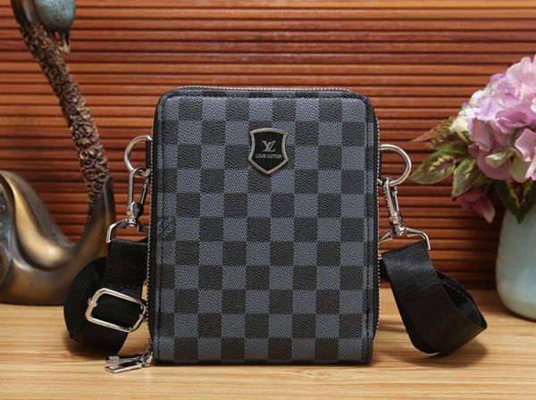 

Акции 2018 Luxury brand New мужская сумка через плечо Мода старый цветок дизайнер бумажник