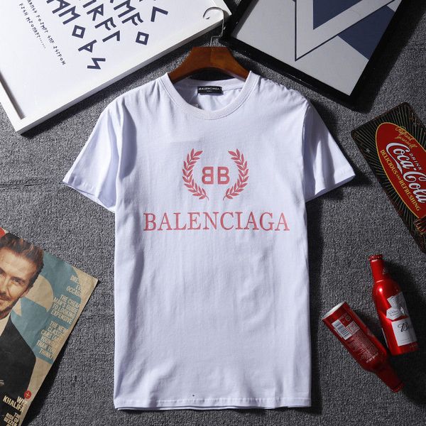 

2018 fashion designer tees short sleeve casual t-shirt new arrivals womens mens new fashion t shirt with brand letter, White;black