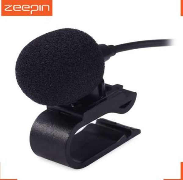Zeepin Professionals Auto-Audio-Mikrofon, 3,5-mm-Klinkenstecker, Stereo-Mini-Kabel, externes Mikrofon für Auto-DVD-Radio, 3 m lang