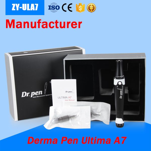 

2018 new arrival dr.pen a7 microneedle derma pen for scar removal anti-wrinkle dermapen ultima a7 with 2pcs 12 needles cartridges