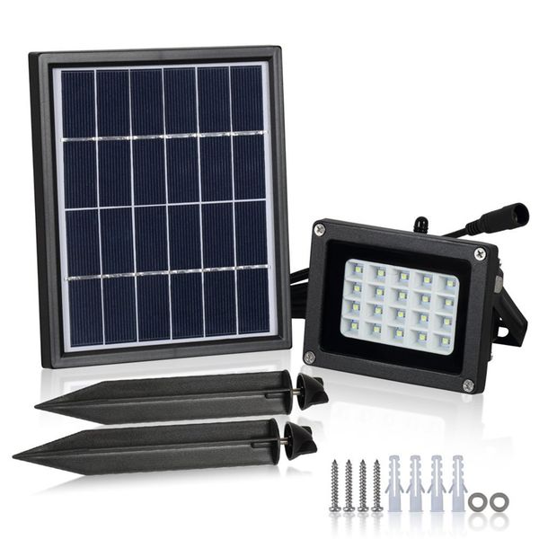 Grosshandel Led Solar Fluter 10w 20led Sicherheit Wandleuchten Im