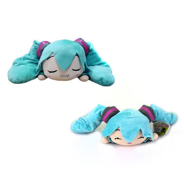 Anime Hatsune Miku Sleeping Drooling Soft Stuffed Doll Plush Toy Gift