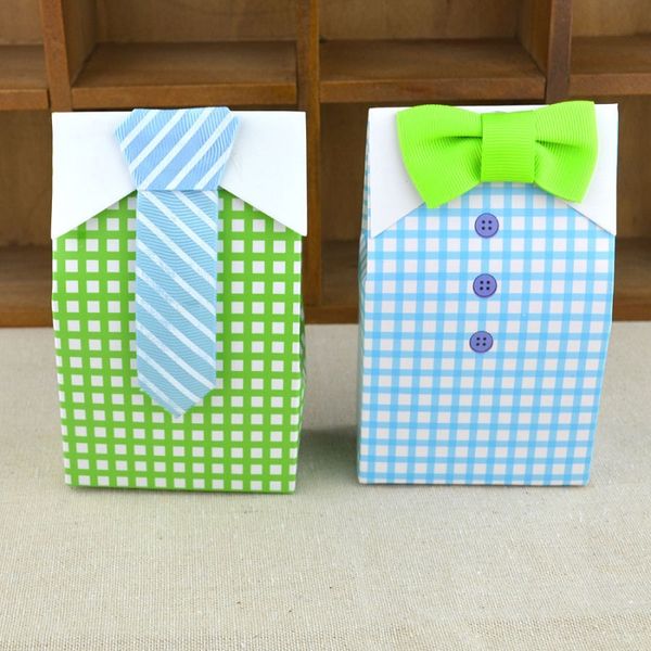 Fliege Shirt Candy Box / Hochzeit Candy Box, Candy Verpackung Baby Shower Geschenk / Chocolate Box wen5861