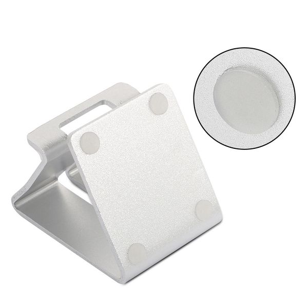 

2018 aluminum metal cell phone holder stand universal non-slip phone holder for smart mobile and tablet car phone holder