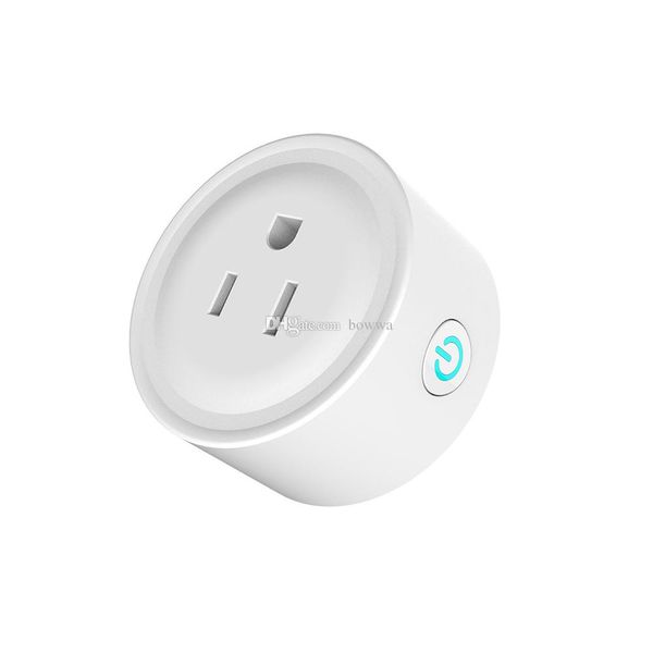 

Smart WiFi Socket Switch круглый США Plug пульт дистанционного управления розетка Timing Switch для