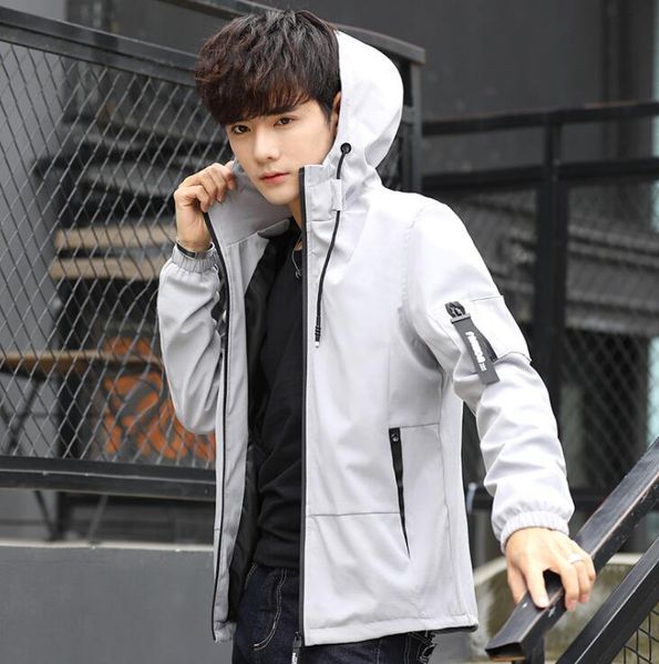 

yizlo zipper jacket windbreaker men jaqueta masculina hip hop college hooded jackets, Black;brown