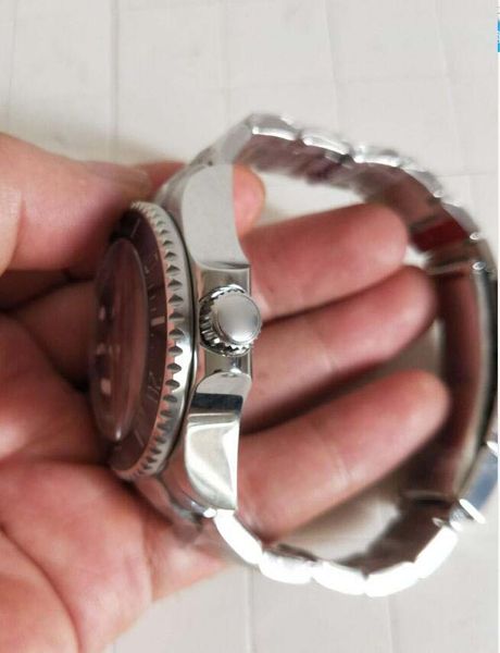 

bp version quality 116660 v7 factory d-blue automatic mechanical asia 2813 movement watch 44mm production men high sapphire watche katg, Slivery;brown