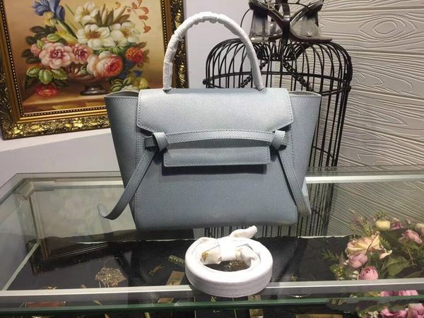 

23cm famou brand celinee light green color real genuine leather women 039 handbag lady 039 bag long handle xilaideng6 4