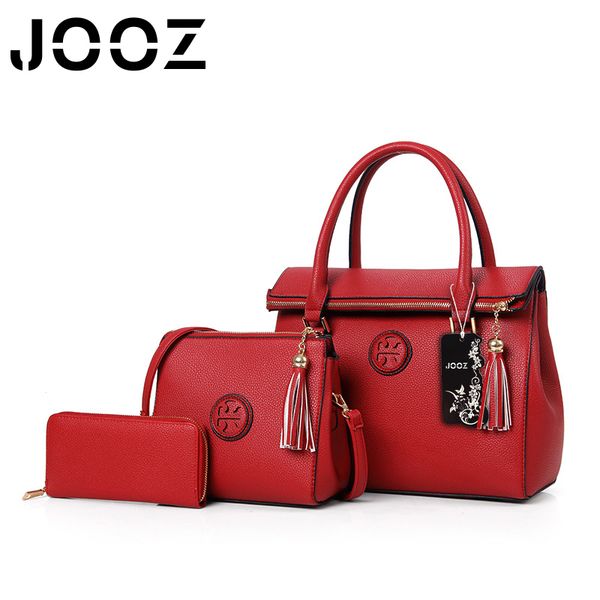 

JOOZ новый роскошный искусственная кожа кисточкой сумка 3 шт. композитные сумки наб