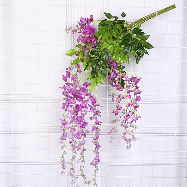

искусственные глицинии длинный узор 110 см beancurd цветок строка ротанга шелковый цветок ложные тростника свадьба соболезную топ поддельные