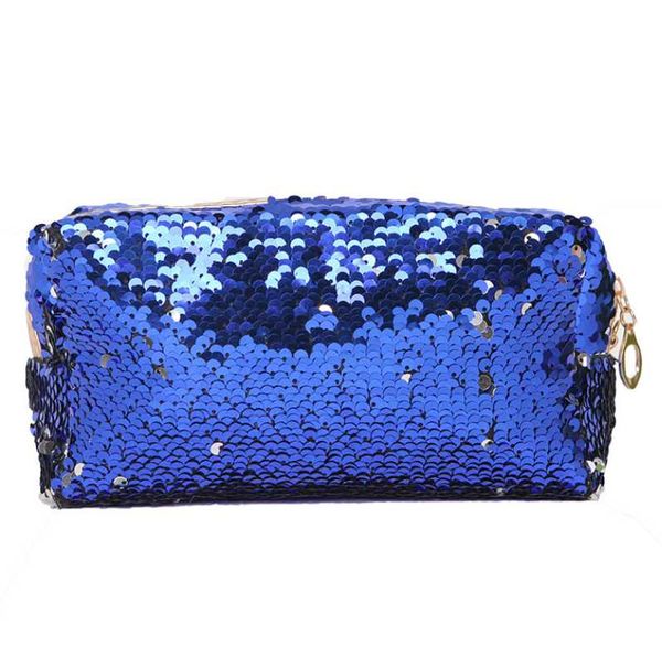 

clutch ship epack bling pencil cosmetic case bag women zipper bag drop makeup pouch evening organizer party sequins travel purse tbtkk, Red;black