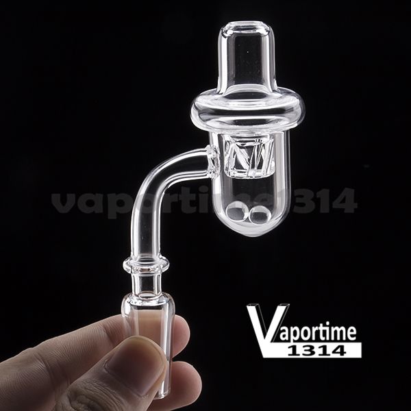 22mm Quarzo Accessori per fumatori banger Flat Top Nail Terp Pearl Bowl Bubble Carb Cap per tubi dell'acqua Dab Oil Rigs Bong in vetro 689