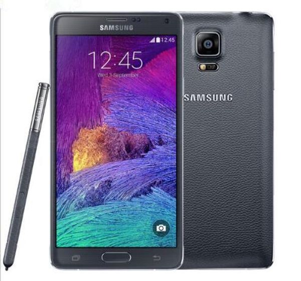 

original unlocked samsung galaxy note 4 n910a/n910t/n910p/n910f snapdragon 805 lte 5.7" 16gb rom 3gb ram nfc refurbished phone