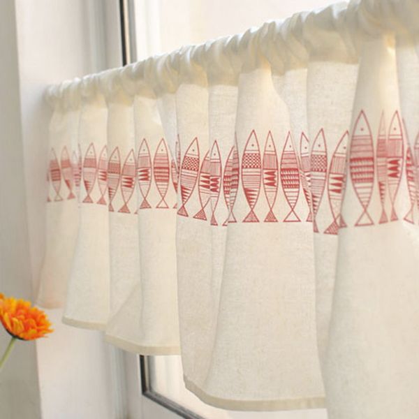 2019 Urijk Japanese Style Cotton Half Curtain Coffee Bar Modern