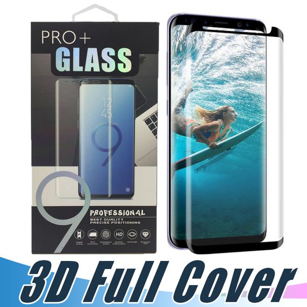

Screen Protector Закаленное стекло 3D изогнутый чехол Удобный чехол для Samsung S9 S8 S10e S10 Plus Пр