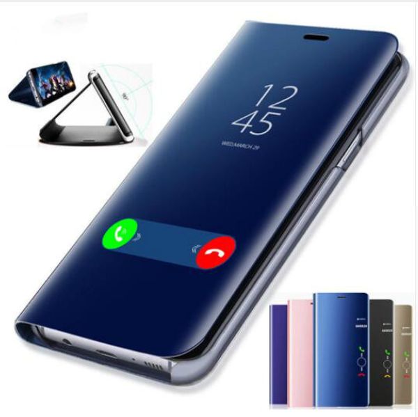 

clear view smart mirror phone case for samsung galaxy s9 s8 s7 s6 edge plus for note 8 9 5 for a3 a5 a7 a8 2017 2018 case
