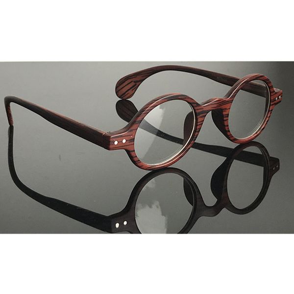 

42.70mm vintage small oval round brown eyeglass frames myopia able full rim glasses spectacles computer anti rx able, Silver