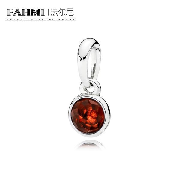 

fahmi 100% 925 sterling silver 1:1 original 390396gr authentic temperament fashion glamour retro pendant wedding women jewelry, Black