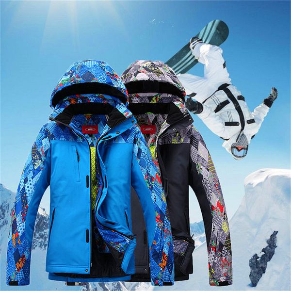 

men ski jacket winter warm clothing skiing snowboard coat outdoor sports jackets windproof waterproof winter wear