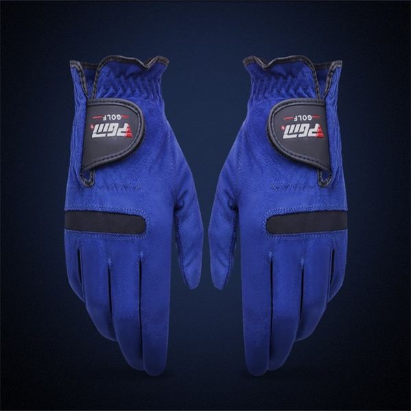 

Blue golf glove uperfiber male outdoor port glove ten ile fabric ela tic force not tight ventilation fa t drying magic ticker 13x cckk