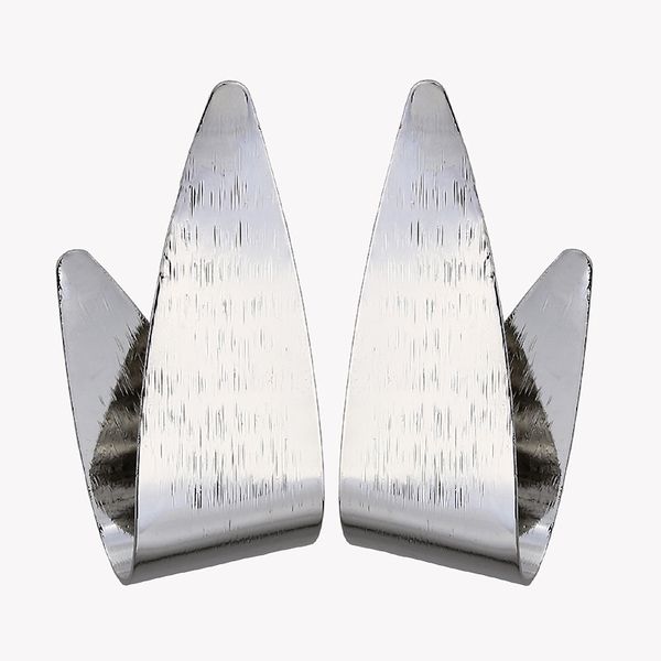 

metal statement earrings 2018 gold/silver color geometric stud earrings for women big earing modern art punk jewelry wholesale, Golden;silver