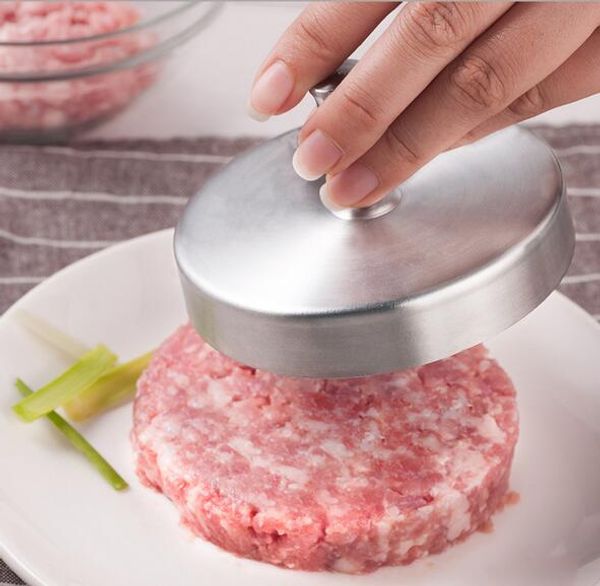 

популярные из нержавеющей стали гамбургер пирожки плесень чайник ручной бургер пресс кухонные аксессуары приготовления инструменты