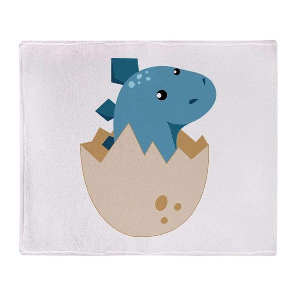 

baby stegoceras dinosaur soft fleece throw blanket sofa warm bed blanket kids blankets home textiles